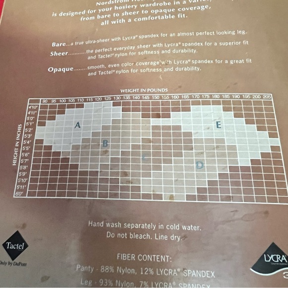 Vintage Nordstrom Opaque control top pantyhose - Picture 6 of 6